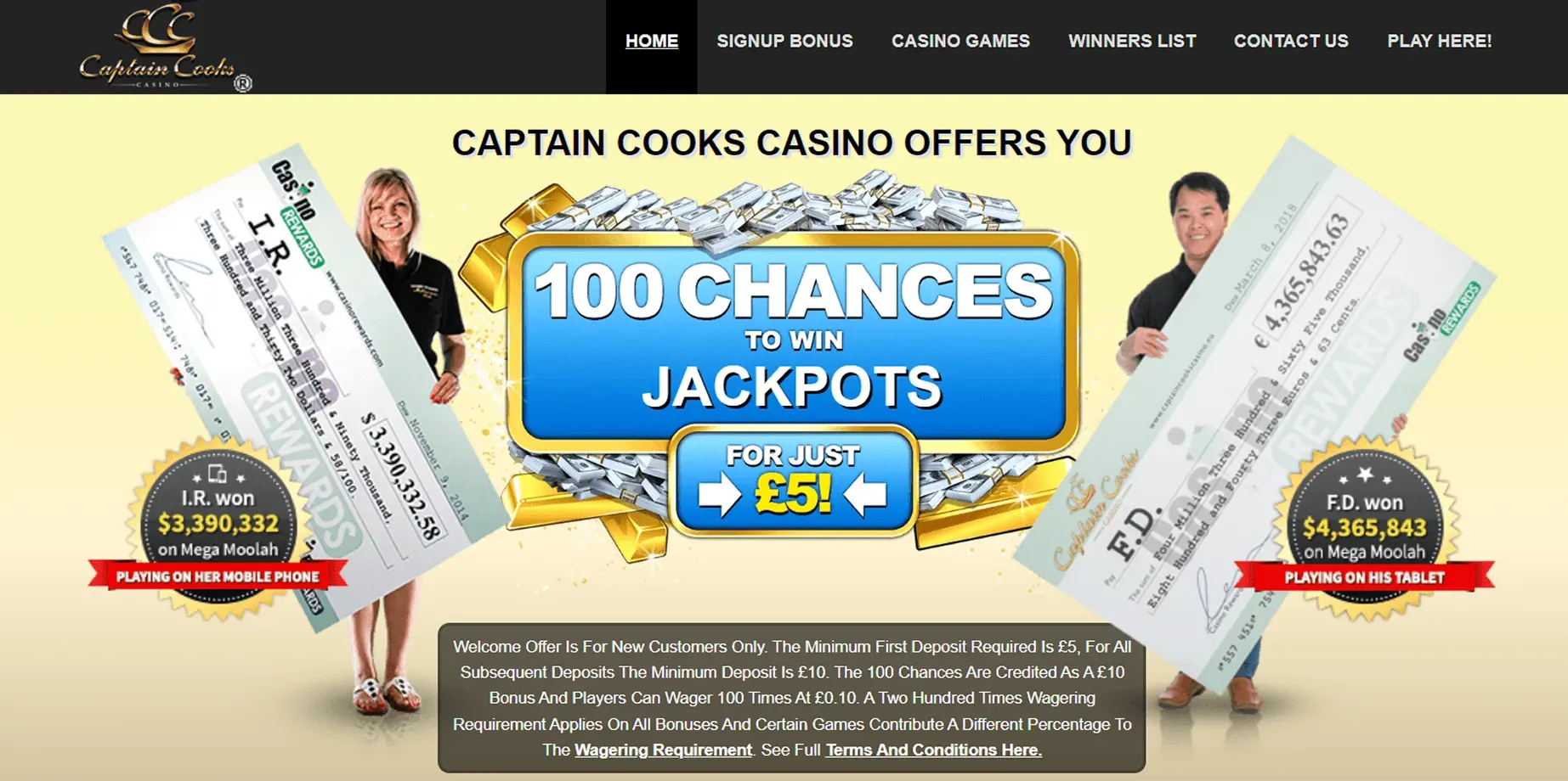 Captain Cooks Casino